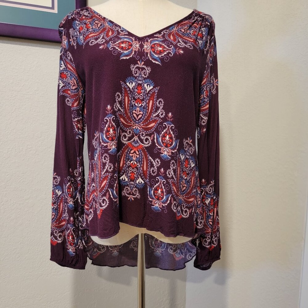 Allison Joy Bohemian Blouse, SZ S.  Excellent Condition, So Cute! Longer in Back